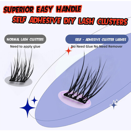 Selbstklebende falsche Wimpern – 120er-Pack 1