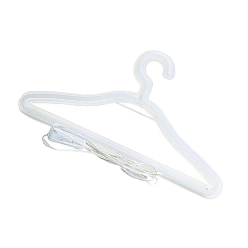 Innovative Illuminating Garment Rack Practical Clothes-white