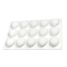 Flexible Silicone Mousse Cake Molds Heart Shape-15th company