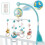 Rotating light music bedside bell 5