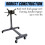 Switzer SwitZer 1000lbs Engine Stand Gearbox Support Heavy Duty Swivel Transmission Grey 5