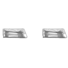 2X for for Octavia 2001 2002 2003 2004 Right Headlight Shell Lamp Shade Transparent Lens Cover Headlight Cover