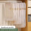 Visible Hanging Dust Cover Down Jacket Bag with-White 60x90cm 5