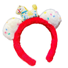 Unisex Horse Hair Band Stretchy Fabric Headpiece For Costume-B