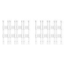 8 Pcs Double RV Refrigerator Bars Adjustable Fridge Tension Rods RV Refrigerator Kitchen Accessories, Fridge Bars