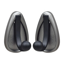 Decorative Zinc Alloy Hook Single Wall Mount for-gray black