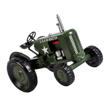 Modèle de voiture vintage antique en métal, modèle de tracteur
