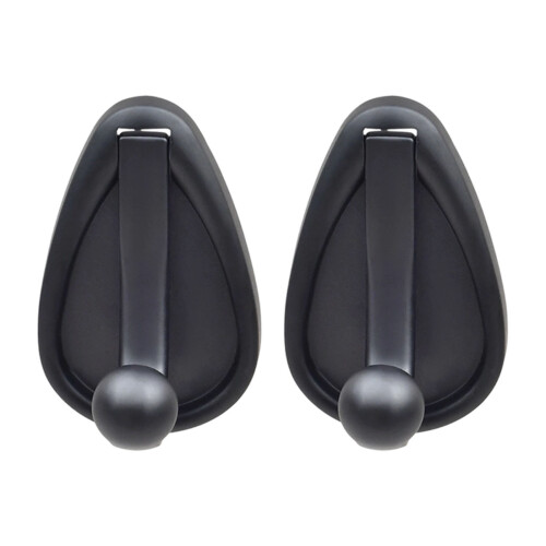 Zinc Alloy Simple Hook for Home Use Decorative High-Black