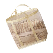 Foldable Storage Bin for Clothes Featuring Ample Room-Beige. M