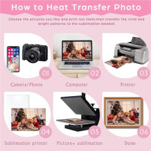 40 Pcs Aluminum Sublimation Blanks Heat Press Metal Photo Blanks DIY Blank Metal Sign Sublimation Metal Blanks for Room
