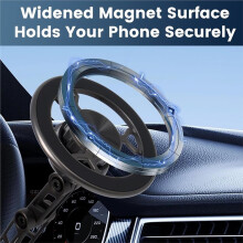 Supporto per Telefono da Auto con Braccio Meccanico Girevole A 360, Pieghevole A Tre Assi, Supporto per Navigatore, Supporto Magnetico per Telefono