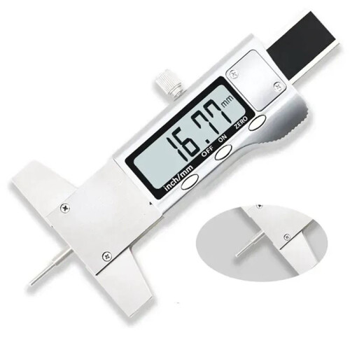 0.01mm Digital Tread Depth Gauge - Stainless Steel Caliper for Tyres 2