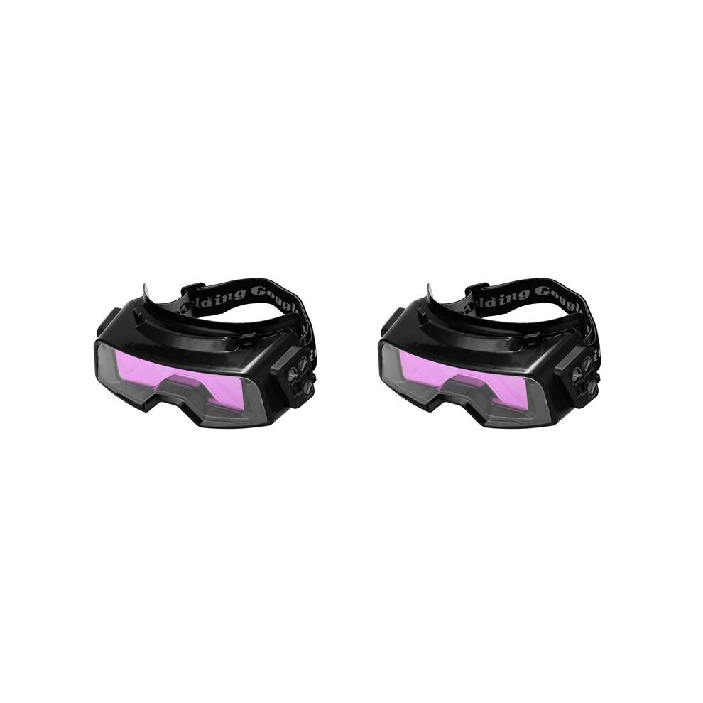 2X Automatic Darkening Welding Glasses Mask Welding Cap For Tig Mig Professional Weld Glasses Goggles Welding Equipment 6033340161319