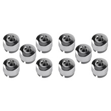 7L6 601 173A 2ZZ 10Pcs Chrome Wheel Lug Bolt Nut Cap Cover for 2004-2017 7L6601173A