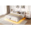 4ft6 Double Floating Bed Frame with Hydraulic Under-bed Storage 3