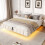4ft6 Double Floating Bed Frame with Hydraulic Under-bed Storage 15