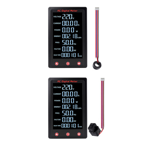 AC Power Meter With LCD Display And Auto-With closed transfor 1