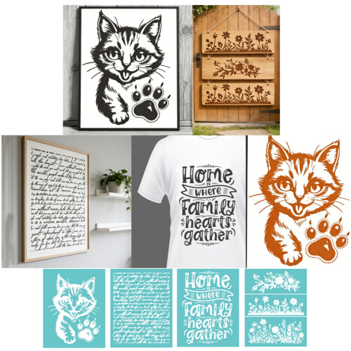 Polyester zeefdruk sjabloon 8,66 x 11 inch zeefdruk stencil-502 1