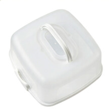 Transparent Cake Box For Kitchen Countertops Dust-White