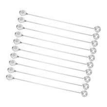 10Pcs Durable Stainless Steel Spoon Perfect For Honeys Jams-1