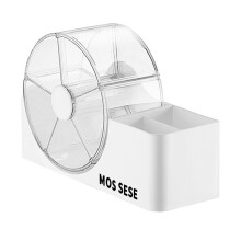 Schreibtisch-Organizer, Organizer für Haar-Accessoires mit-Weiß