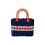 Natural Look Woven Container-Navy Blue (20cm 1