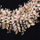 Delicate Waved Pattern Rhinestones Hair Accessory For Bridal 4