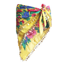 Eye Catching Dance Hip Wrap With Compact Foldable Design-Yellow