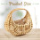 Practical Open Weave Storage Bin With Sturdy Handles For Easy 3
