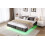 4ft6 Double Floating Bed Frame with Hydraulic Under-bed Storage 4