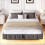4ft6 Double Floating Bed Frame with Hydraulic Under-bed Storage 17