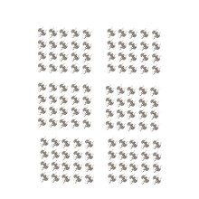 120 Sets Magnetic Button Clasp Snaps 18mm - Great for Sewing, , Purses, Bags, Clothes, Leather