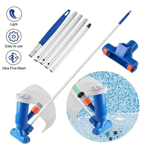 Pool Filter Swimming Pool Vacuum Cleaner Set Tool Clean Pool Bottoms Net Cleaning Pool Tool EU Standard 2