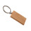 100 Blank Wooden Keychain Rectangular Engraving Key ID Can Be Engraved DIY 4