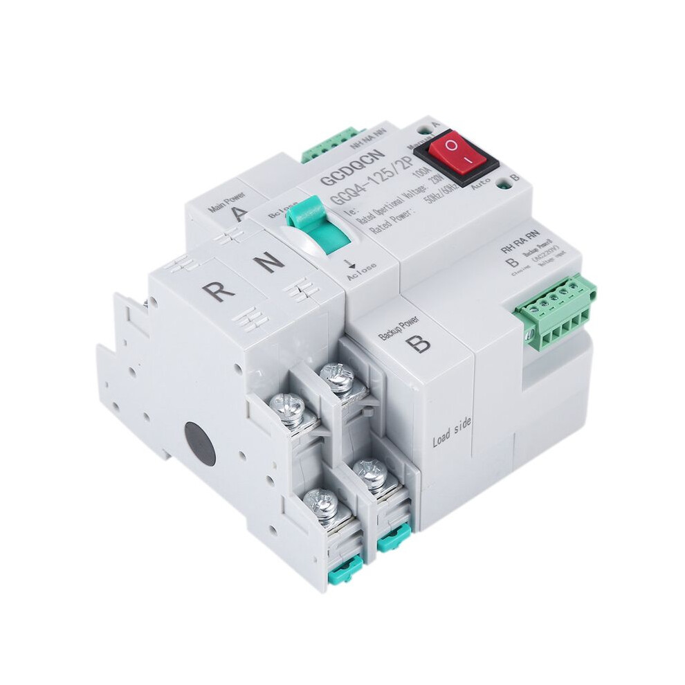 3X Dual-Power Automatic Transfer 2P 100A Household 35Mm Rail Installation 4712834579800