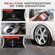 50Pcs TPMS Tire Pressure Sensor Programmable for Autel Tool TS408 TS508 ITS600 315MHZ+433MHz 2 in 1 MX Sensor Monitor