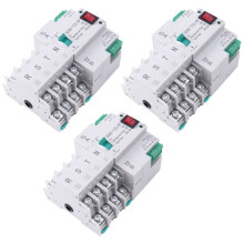 3X MCB Type Dual Power Automatic Transfer 4P 100A ATS Circuit Breaker Electrical