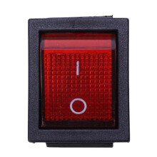25 X Red Illuminated Light /Off DPST Boat Rocker  16A/250V 20A/125V AC