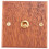 5X 86 Type Solid Wood Panel  Wall Light Retro Brass Toggle  Wood Grain Electrical  Socket 1- 3