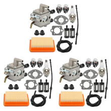 3X Carburetor Air Filter Bulb Fuel Repower Kit Fit for FS120 FS200 FS250 FS300 FS350 FR450 String Trimmer