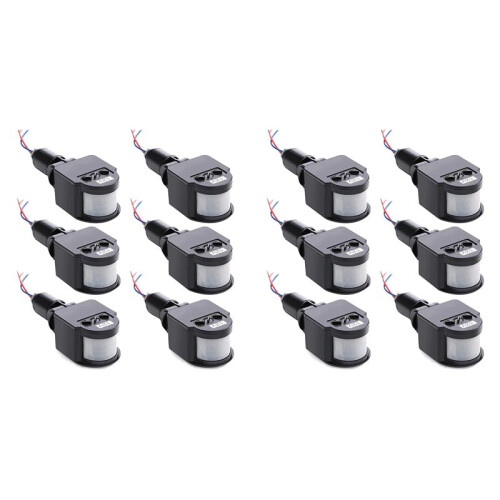 12x 12V Motion Sensor Pir Sensor Automatic Infrared Sensor Motion Detector Light  Outdoor Pir