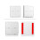 2X 4 Gang Tuya ZigBee Wireless 12 Scene  Push Button Controller Battery Powered Scenario for Tuya Devices 7