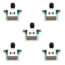 5X 3 Way Selector Switches,Guitar Pickup Toggle Lever Switches for Tele ST Electric Guitar