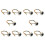 10X GM60 UART Edelstahl Kontrollierte Ringanzeige 1D/QR/2D Barcode Scanner QR Code Barcode Scanner Modul 1
