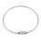 3Pcs Stainless Steel Screw Locking Wire Keychain Cable Key Rings Outdoor Accessory 1