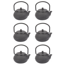 6X 50Ml Style Japonais Fonte de Fer Bouilloire Théière Vient+ Crépine Théière