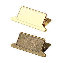 2/4Pcs Antique Note Paper Clip Metal Bookmarks Book-2 pieces