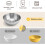 12 Pcs Stainless Steel Sauce Cups 3.5 Inch Small Condiment Bowls Stackable RustResistant Set 2