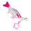 Colorful Fish Beaded Keychain Handmade Plastic Pendant for-Red 1