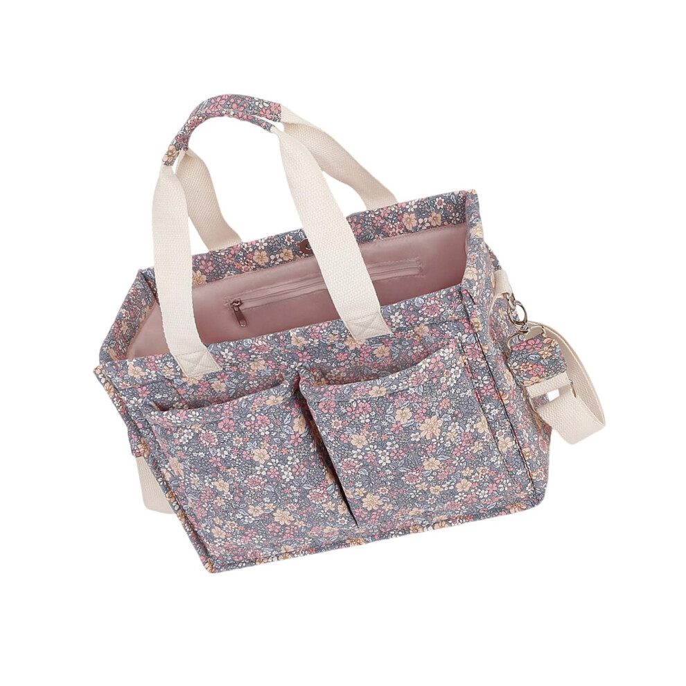 Baby Diaper Bag with Multiple Compartments and Adjustable Shoulder Strap for Travel Parents